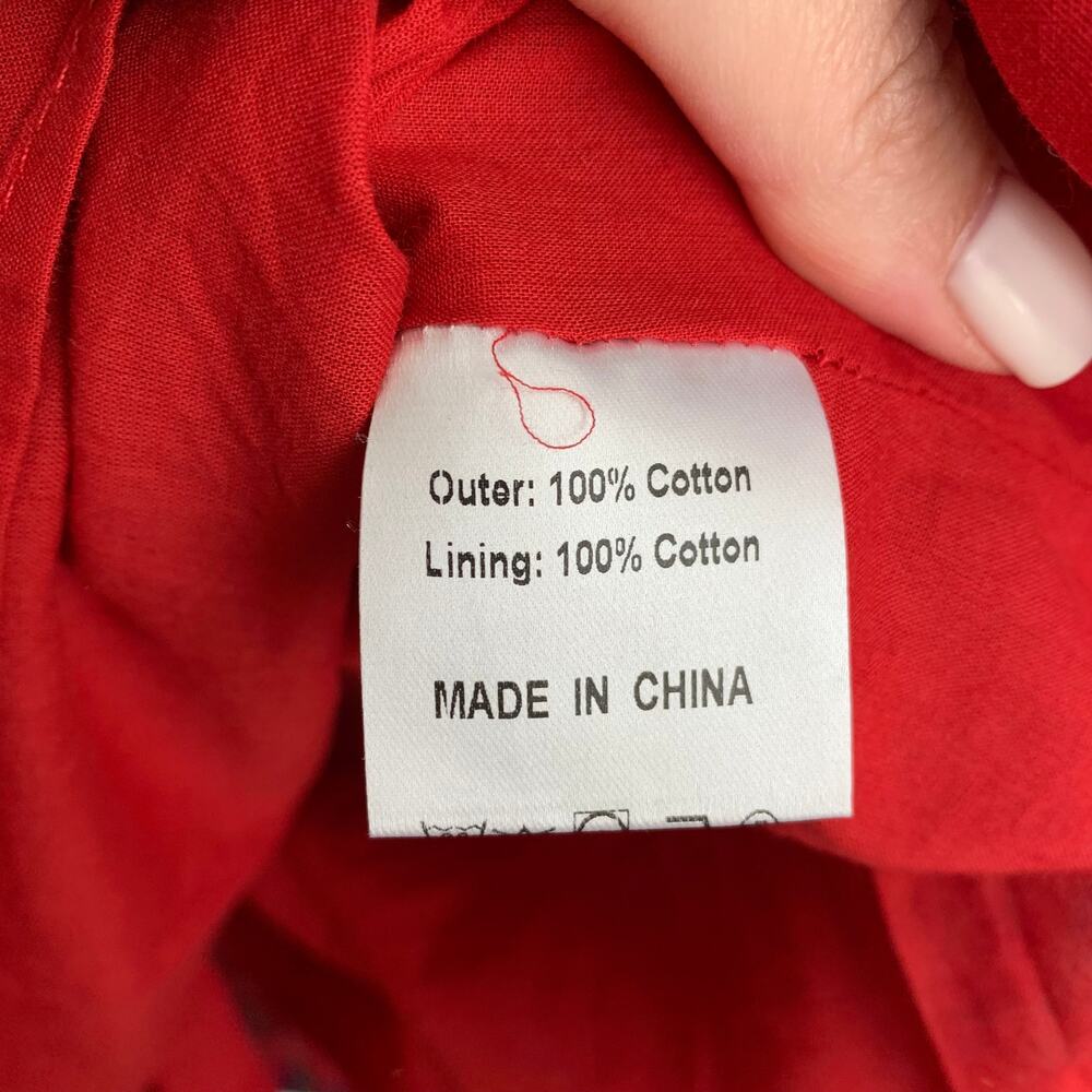 Ivy City Co x Courtney Keiko Nutcracker Holiday Red Plaid Dress Womens Size 2 - Picture 12 of 14
